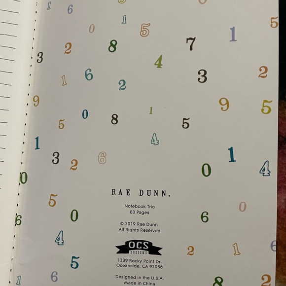 RAE DUNN notebook - Picture 2 of 3